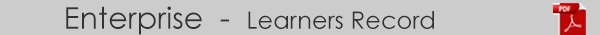 Enterprise 1 & 2 - Learners Record