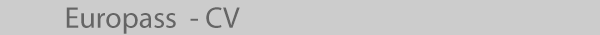 Europass CV