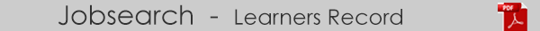 Jobsearch - Learners Record